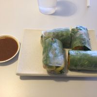 delicious summer rolls!  at Loving Hut in Addison