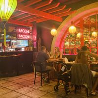 Trendy and happening spot (music is quite loud)  at Moshi Moshi in Terceira