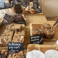 Flapjack and banana muffin   at BakeHouse24 in Ringwood