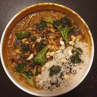 Tofu Tikka Masala at Spill the Greens in Lisbon