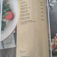 Menu at Bistro Al Dente in Starigrad