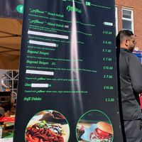 Food menu   at Vegan World in North London