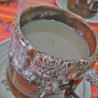 Piping hot atole at Teotl Amayetzin - Cocina Artesanal Prehispanica in Cholula