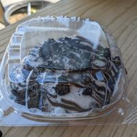 Cookies & cream donut at Benchwarmer's Coffee & Doughnuts in West Reading