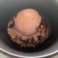homemade vegan chocolate ice cream  at Lapa Rios Ecolodge in Puntarenas
