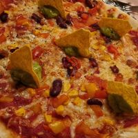 Pizza tex-mex style at Mari Pop Hotel in Ried Im Zillertal
