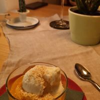 Creme brule at Mari Pop Hotel in Ried Im Zillertal