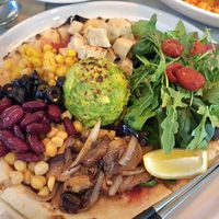 Vegan pizza salad (?) at The Goyang Restaurant 더고양식당 in Gyeonggi-do