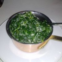 truffle creamed spinach at Wynn Hotel - The Country Club in Las Vegas
