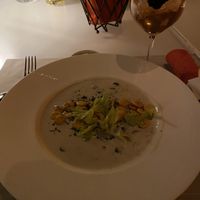 Mushroom soup  at Wynn Hotel - Lakeside in Las Vegas