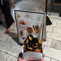 Vegan donut holes (fritule)  at Jeti Sweet House Zadar in Zadar