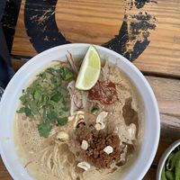 Peanut ramen  at Dozo Vegan Ramen in Warsaw