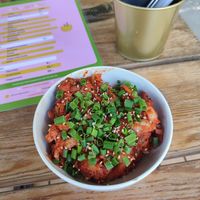 kimchi at Dozo Vegan Ramen in Warsaw