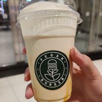 Sweet vanilla milkshake at Vegan Burger - Dubai Mall in Dubai