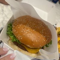Smokey bacon burger   at Vegan Burger - Dubai Mall in Dubai