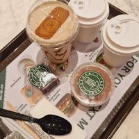 Breakfast. Total 84 AED at Vegan Burger - Dubai Mall in Dubai