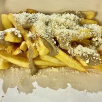 Truffle cheesy loader fries   at Vegan Burger - Dubai Mall in Dubai