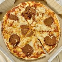 Pepperoni pizza   at Vegan Burger - Dubai Mall in Dubai