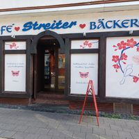 Outside entrance door at Streiter in Kassel