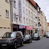Signs on the outside at Streiter in Kassel
