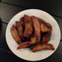 Masala fries at Tandoori Pizza & Wing Co - PR in Atlanta