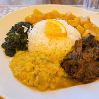 Rice and curry at Neela in Zurich