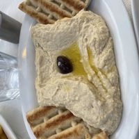 hummus  at Under The Pine Tree in Skiathos