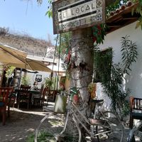 Patio at El Local in Antigua