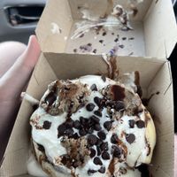Cookie Monster Roll  at Cinnaholic in Raleigh