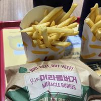 Double Miracle Burger Menu Set  at Lotteria in Gyeongju