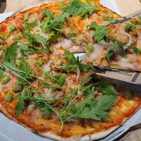 Pizza Heura at Pizza Market in Barcelona