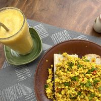 Vegan scrambled tofu  at Street Three Restaurant & Bar Kratie in Krong Kracheh