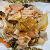 Chinese fried noodles  at Mi Chay Vegetarian in Phnom Penh