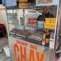 Another photo of the cart and the ingredients she puts in at Chay Banh Mi - Food Cart in Nha Trang