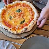 vegan margherita   at Pi Pizza in South West London