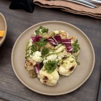 roasted cauliflower   at Vesica in Tulum
