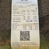   at Pa'kai Food Fortress in Sibenik