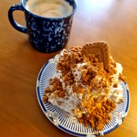 Banana pudding with lotus cookie👍 at Thea 떼아 in Seoul