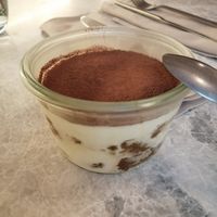 Tiramisu at Bistro Verde in Copenhagen