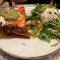 Lasagna at Bistro Verde in Copenhagen