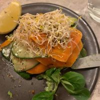 Vegan salmon sandwich ❤️  at Bistro Verde in Copenhagen