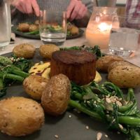 The juicy steak 🥰  at Bistro Verde in Copenhagen
