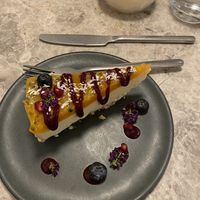 Raw Passionfruit cheesecake   at Bistro Verde in Copenhagen