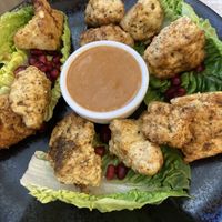 „Chicken“-Tofu Chunks  at Bistro Verde in Copenhagen