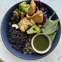 Protein bowl. Delish!  at Bistro Verde in Copenhagen