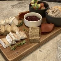 Cheese platter  at Bistro Verde in Copenhagen