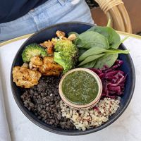 Buddha bowl   at Bistro Verde in Copenhagen