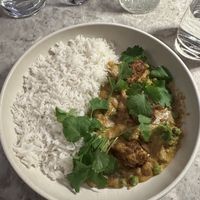 Vegan korma  at Bistro Verde in Copenhagen