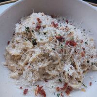 Carbonara at Bistro Verde in Copenhagen