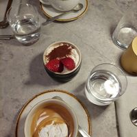 Tiramisu, affogato at Bistro Verde in Copenhagen